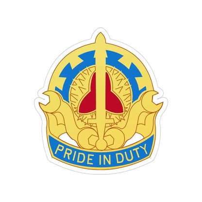 138 Maintenance Battalion (U.S. Army) Transparent STICKER Die-Cut Vinyl Decal - The Sticker Space