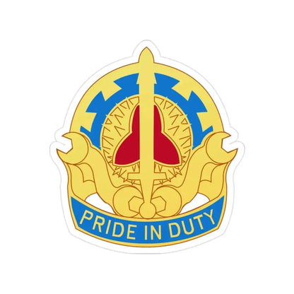 138 Maintenance Battalion (U.S. Army) Transparent STICKER Die-Cut Vinyl Decal - The Sticker Space
