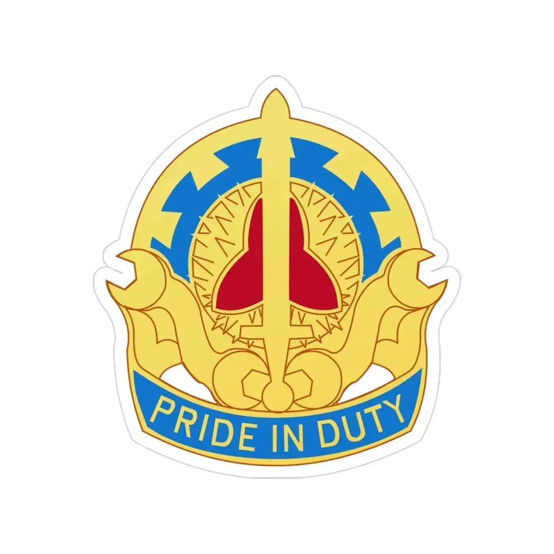 138 Maintenance Battalion (U.S. Army) Transparent STICKER Die-Cut Vinyl Decal - The Sticker Space