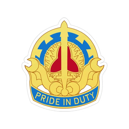 138 Maintenance Battalion (U.S. Army) Transparent STICKER Die-Cut Vinyl Decal - The Sticker Space