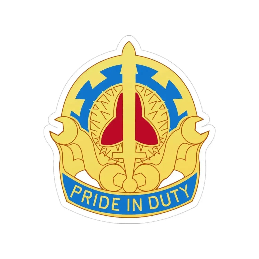 138 Maintenance Battalion (U.S. Army) Transparent STICKER Die-Cut Vinyl Decal - The Sticker Space