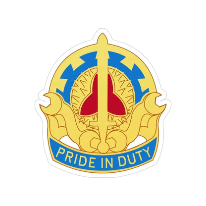 138 Maintenance Battalion (U.S. Army) Transparent STICKER Die-Cut Vinyl Decal - The Sticker Space