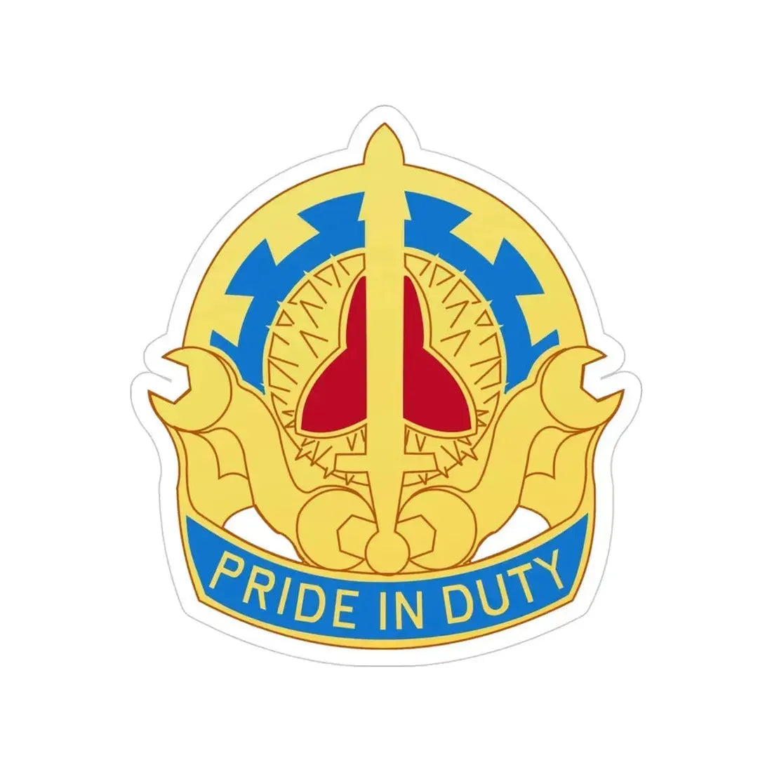138 Maintenance Battalion (U.S. Army) Transparent STICKER Die-Cut Vinyl Decal - The Sticker Space