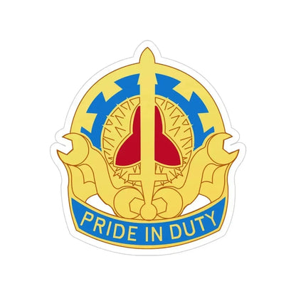 138 Maintenance Battalion (U.S. Army) Transparent STICKER Die-Cut Vinyl Decal - The Sticker Space