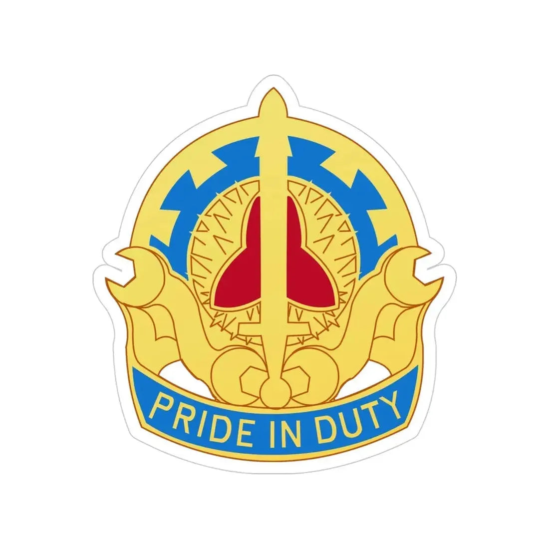 138 Maintenance Battalion (U.S. Army) Transparent STICKER Die-Cut Vinyl Decal - The Sticker Space