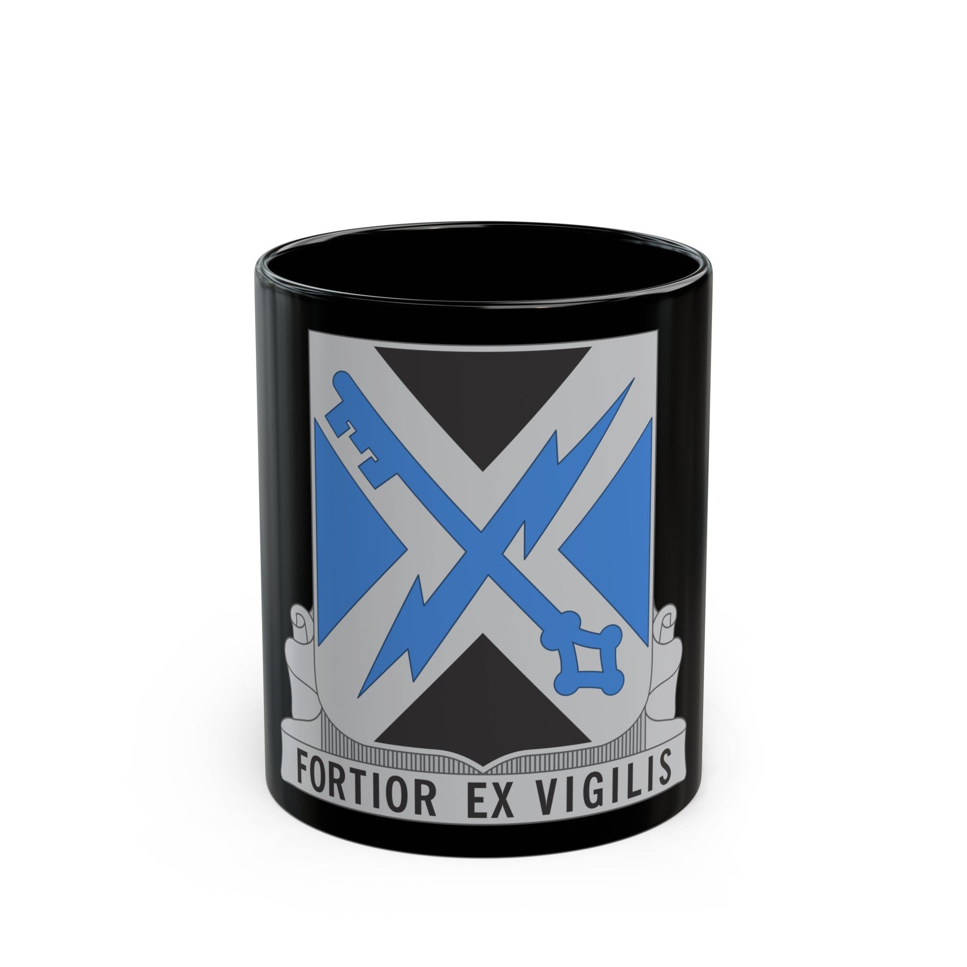 138 Military Intelligence Battalion (U.S. Army) Black Coffee Mug-11oz-The Sticker Space