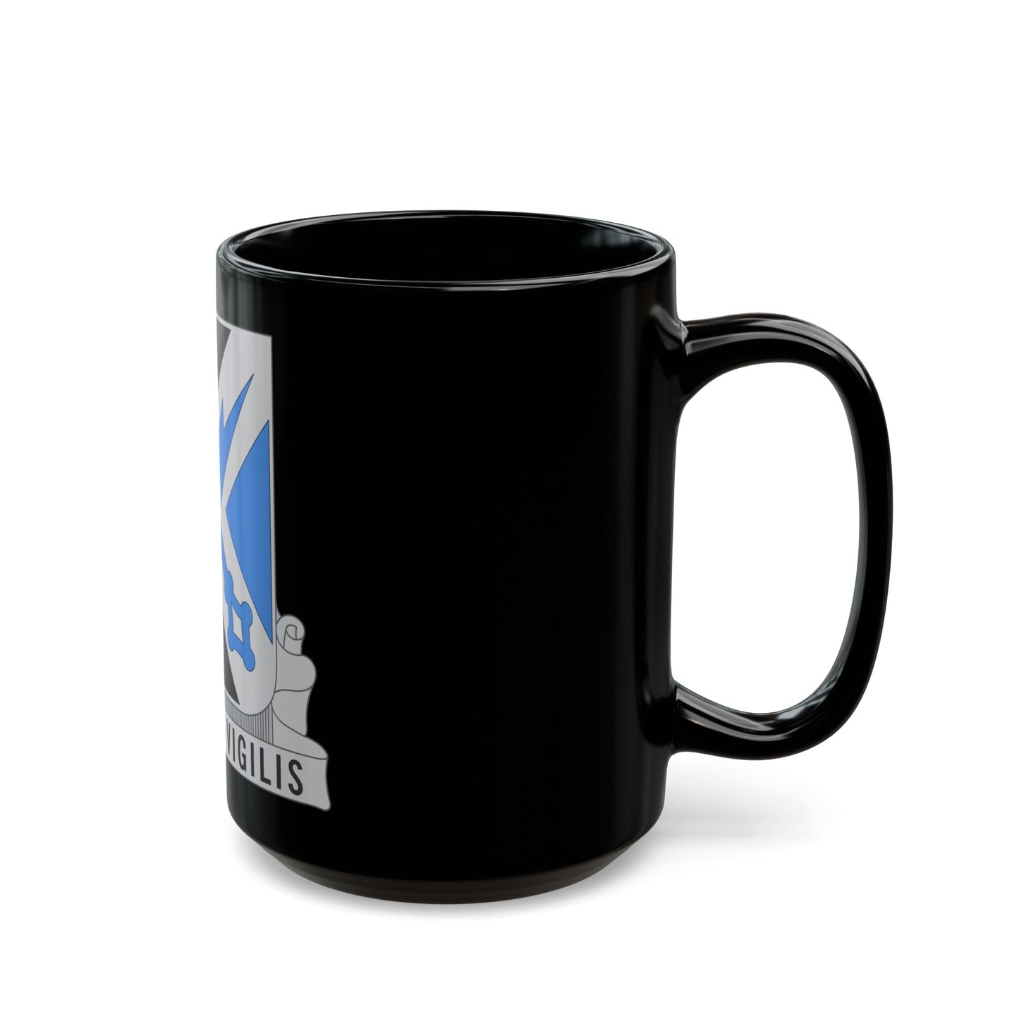 138 Military Intelligence Battalion (U.S. Army) Black Coffee Mug-The Sticker Space