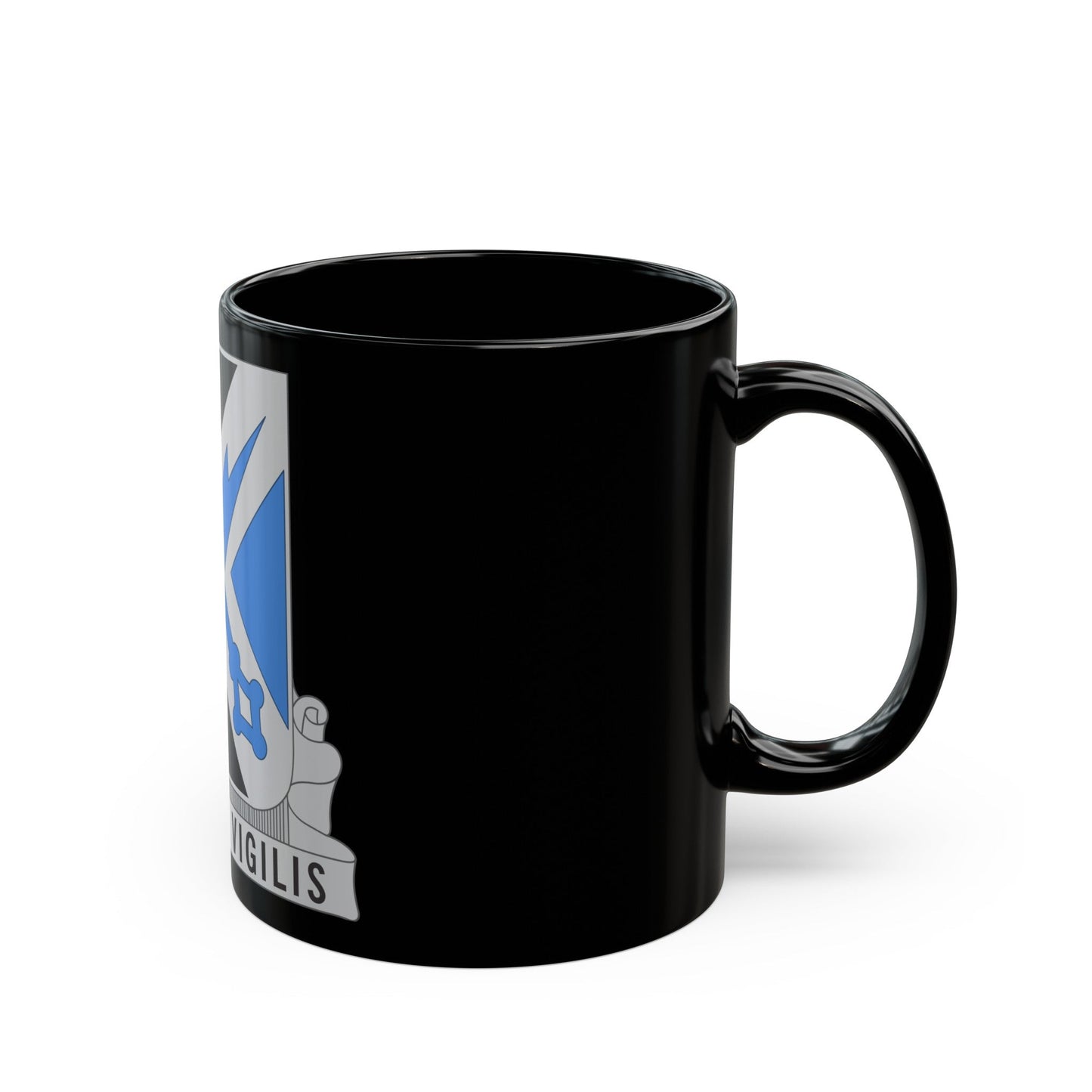 138 Military Intelligence Battalion (U.S. Army) Black Coffee Mug-The Sticker Space