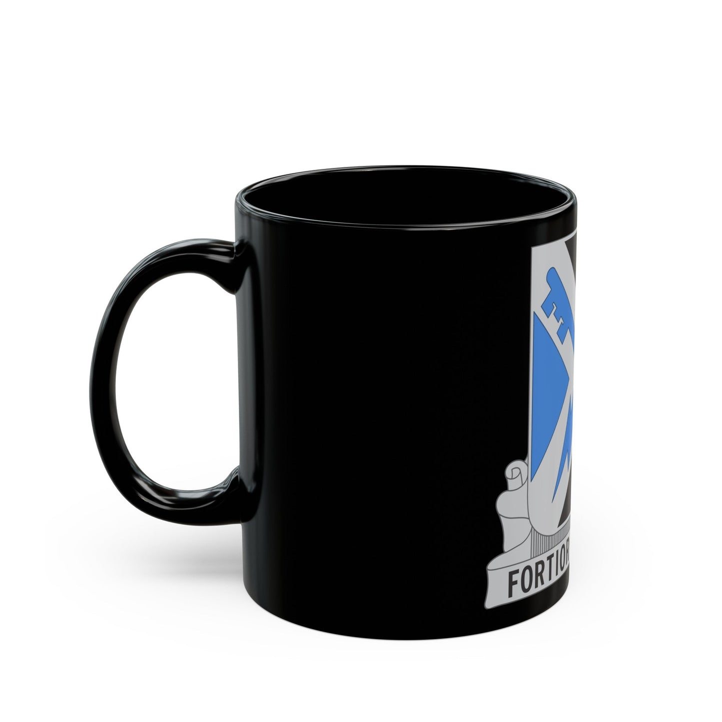 138 Military Intelligence Battalion (U.S. Army) Black Coffee Mug-The Sticker Space