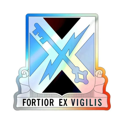 138 Military Intelligence Battalion (U.S. Army) Holographic STICKER Die-Cut Vinyl Decal 5 Inch Holographic - The Sticker Space