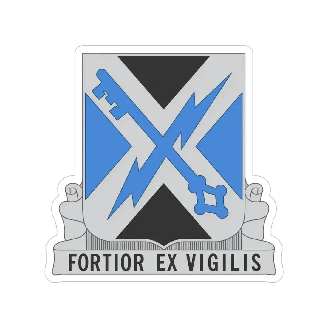 138 Military Intelligence Battalion (U.S. Army) Transparent STICKER Die-Cut Vinyl Decal 4 Inch - The Sticker Space