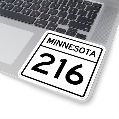 MN-216 1948 (Minnesota) (Road Sign) STICKER Vinyl Kiss-Cut Decal