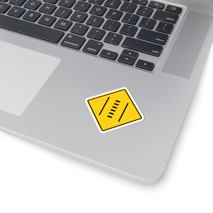 MUTCD-PR W17-3b (Puerto Rico) (Road Sign) STICKER Vinyl Kiss-Cut Decal
