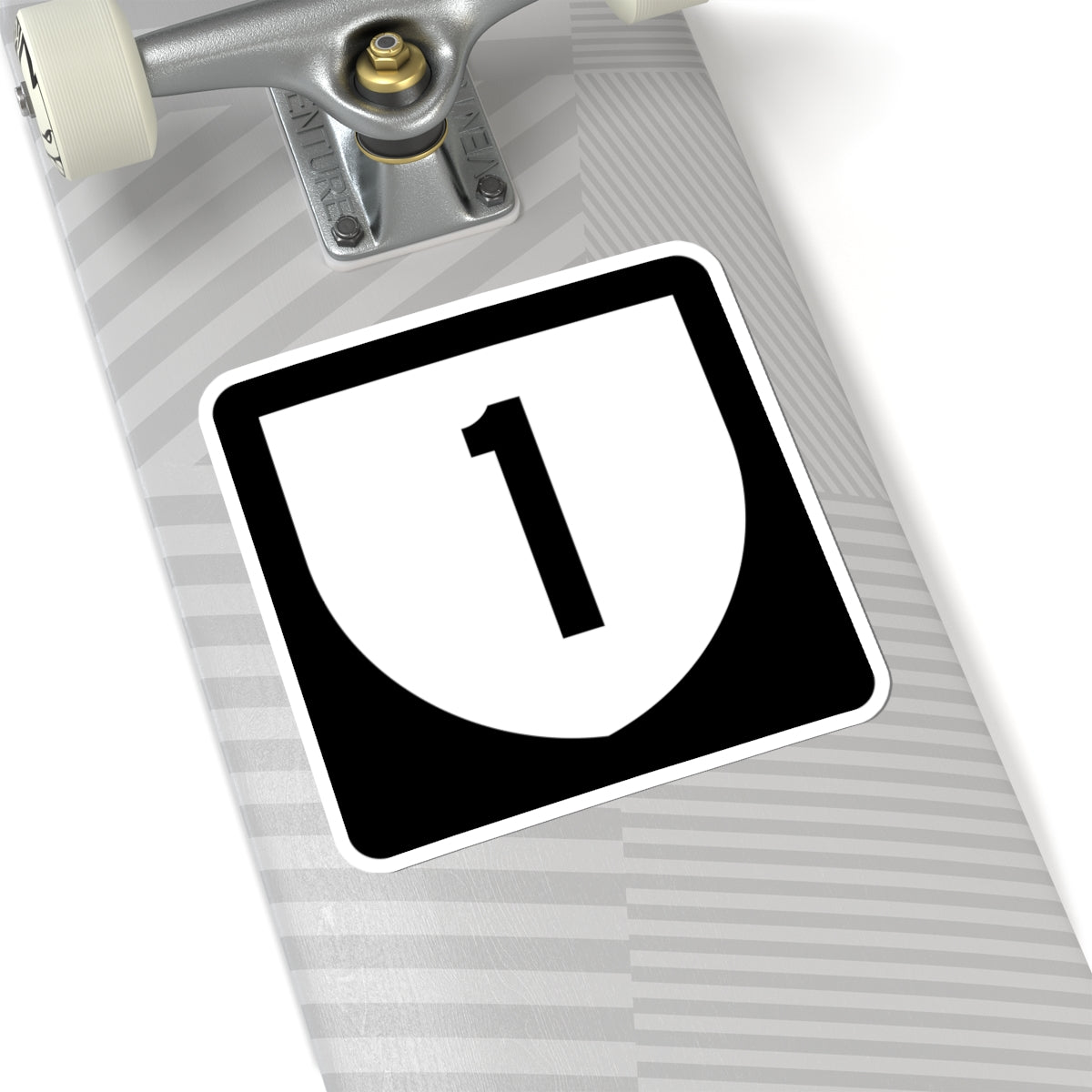 PR urban primary 1 (Puerto Rico) (Road Sign) STICKER Vinyl Kiss-Cut Decal