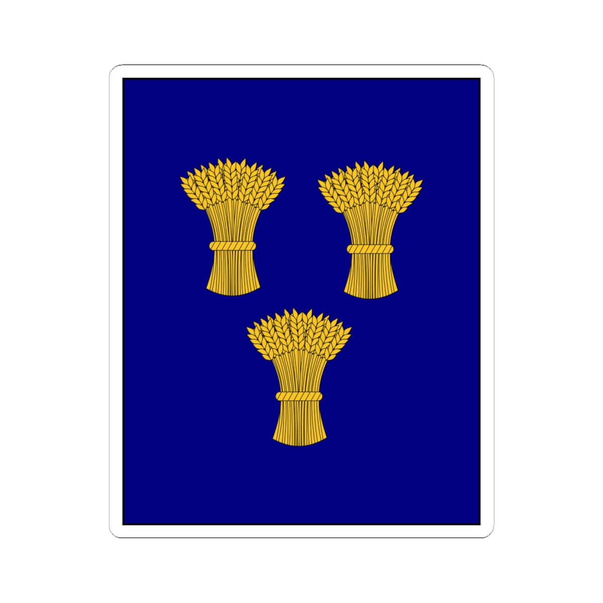 Bannière Ranulf de Blondeville (England) STICKER Vinyl Kiss-Cut Decal