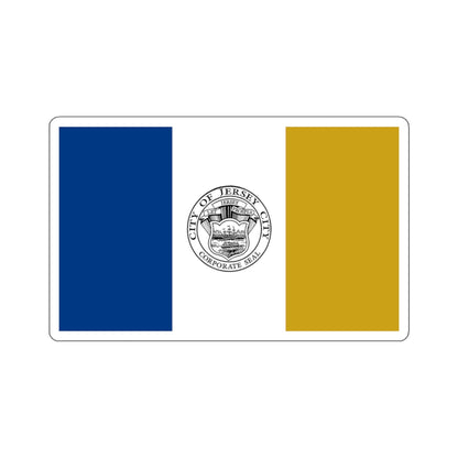 Flag of Jersey City - STICKER Vinyl Kiss-Cut Decal