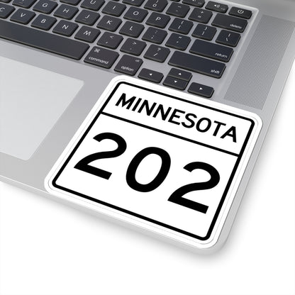 MN-202 1948 (Minnesota) (Road Sign) STICKER Vinyl Kiss-Cut Decal