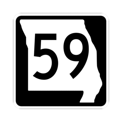 MO-59 (Missouri) (Road Sign) STICKER Vinyl Kiss-Cut Decal