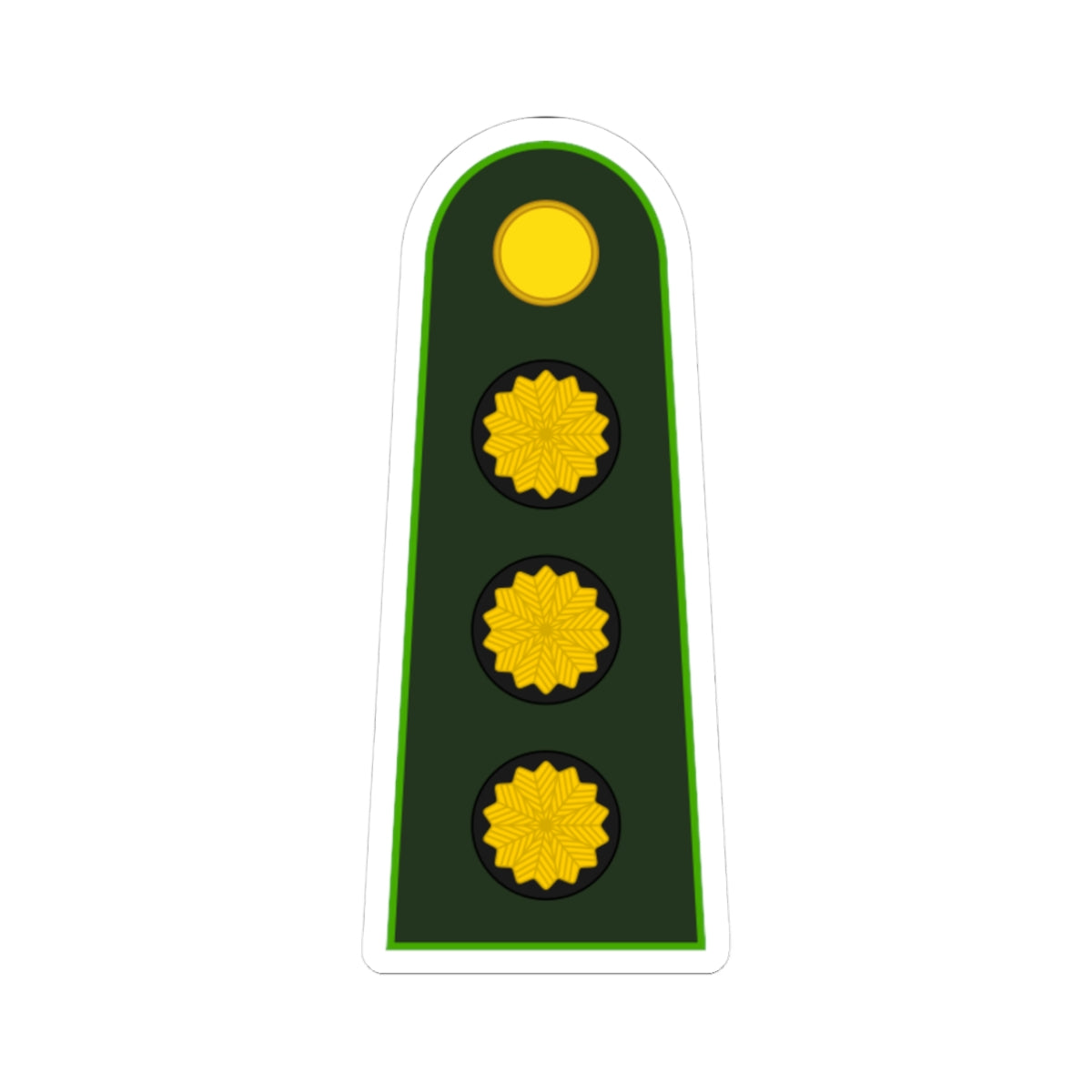 Argentina Army OF 5 (Argentina) (Military Rank) STICKER Vinyl Kiss-Cut Decal