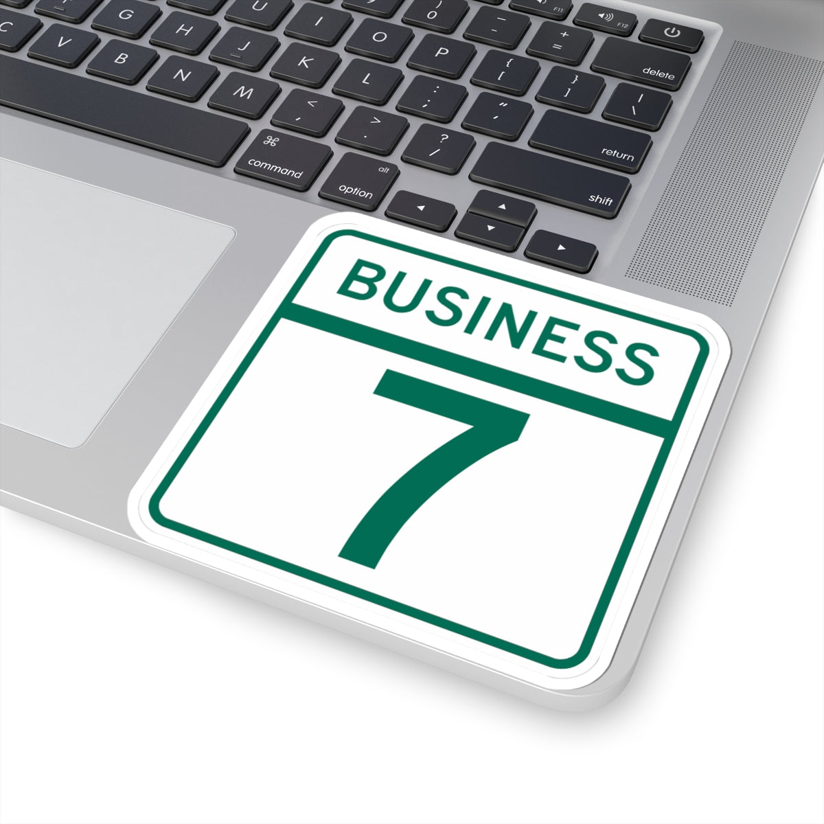 MD Route 7 Business (Maryland) (Road Sign) STICKER Vinyl Kiss-Cut Decal
