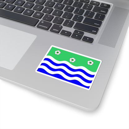 Flag of Cumberland (England) STICKER Vinyl Kiss-Cut Decal