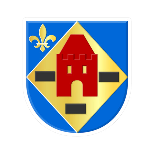 Aldegea De Fryske Marren wapen (Netherlands) (Coat of Arms) STICKER Vinyl Kiss-Cut Decal