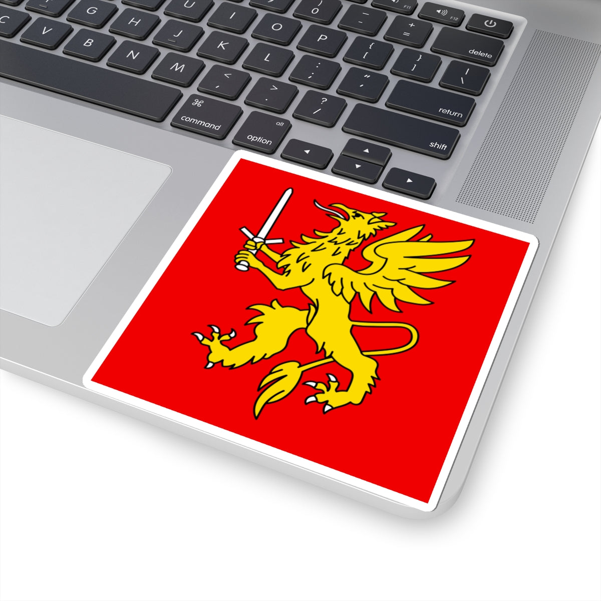CHE Leuk Flag (Switzerland) STICKER Vinyl Kiss-Cut Decal