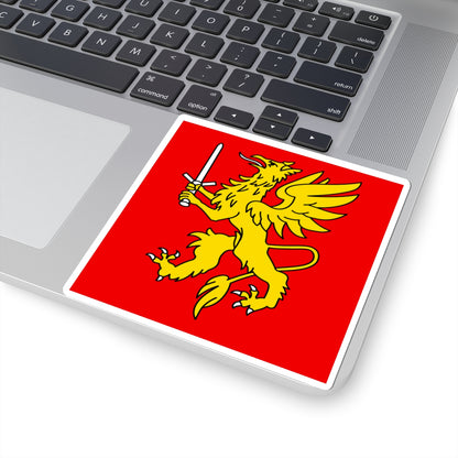 CHE Leuk Flag (Switzerland) STICKER Vinyl Kiss-Cut Decal