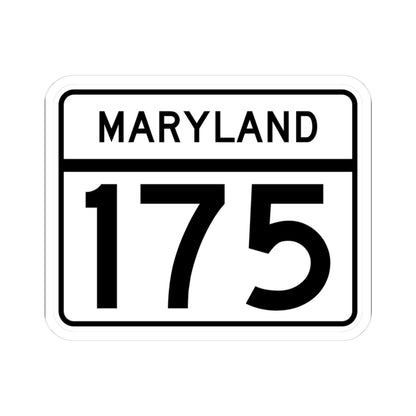 MD Route 175 (Maryland) (Road Sign) STICKER Vinyl Kiss-Cut Decal
