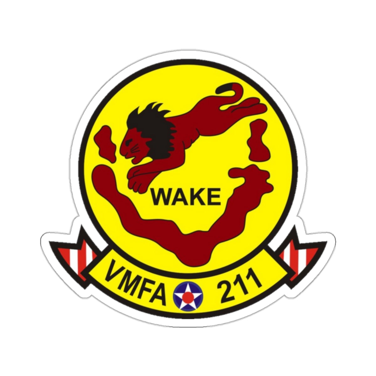 VMFA 211 Marine Fighter Attack Squadron 211 (USMC) STICKER Vinyl Kiss-Cut Decal