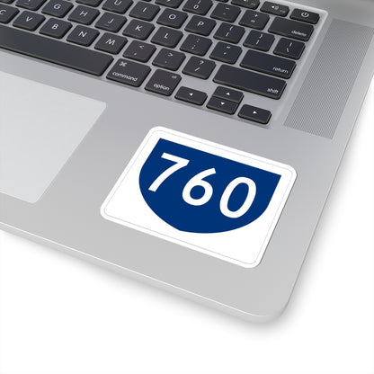 PR primary 760 (Puerto Rico) (Road Sign) STICKER Vinyl Kiss-Cut Decal