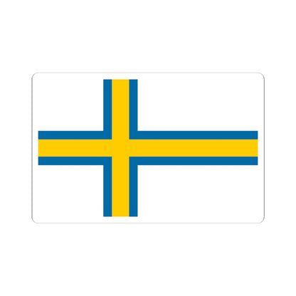 Norrland flag (Sweden) STICKER Vinyl Kiss-Cut Decal