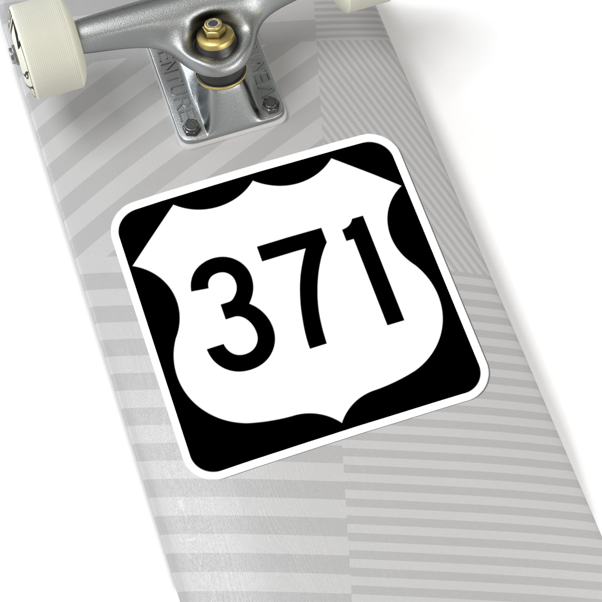 US 371 MN 1961 (Minnesota) (Road Sign) STICKER Vinyl Kiss-Cut Decal