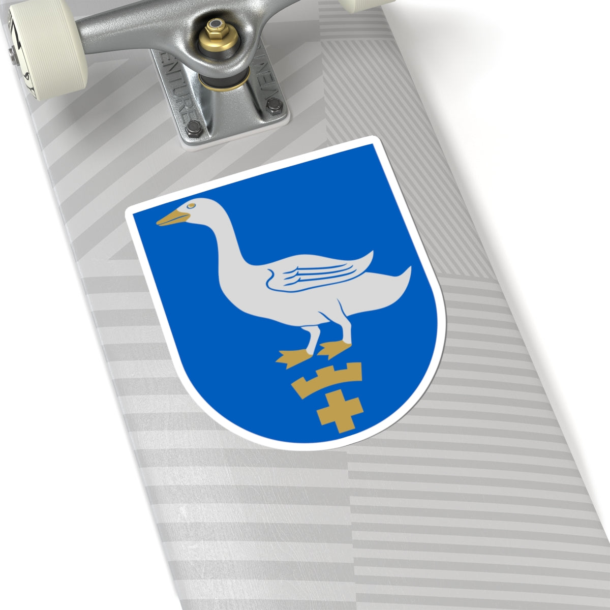 Pyhäjoki.vaakuna (Finland) (Coat of Arms) STICKER Vinyl Kiss-Cut Decal
