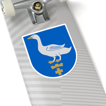 Pyhäjoki.vaakuna (Finland) (Coat of Arms) STICKER Vinyl Kiss-Cut Decal