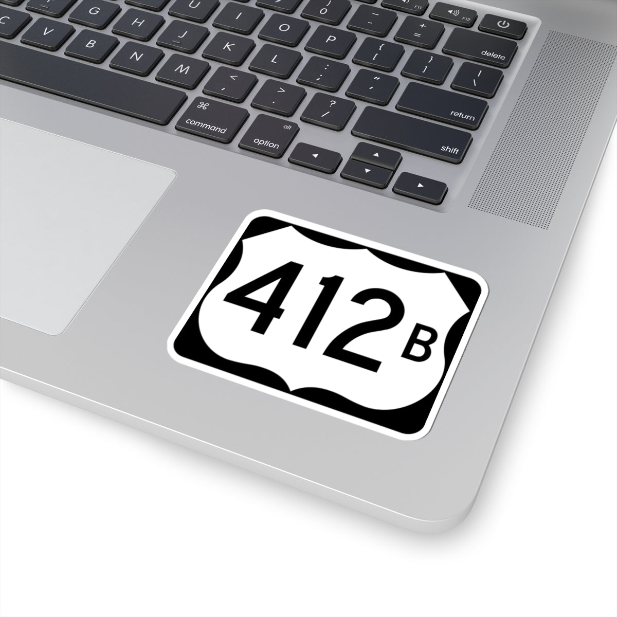 US 412B (Arkansas) (Road Sign) STICKER Vinyl Kiss-Cut Decal