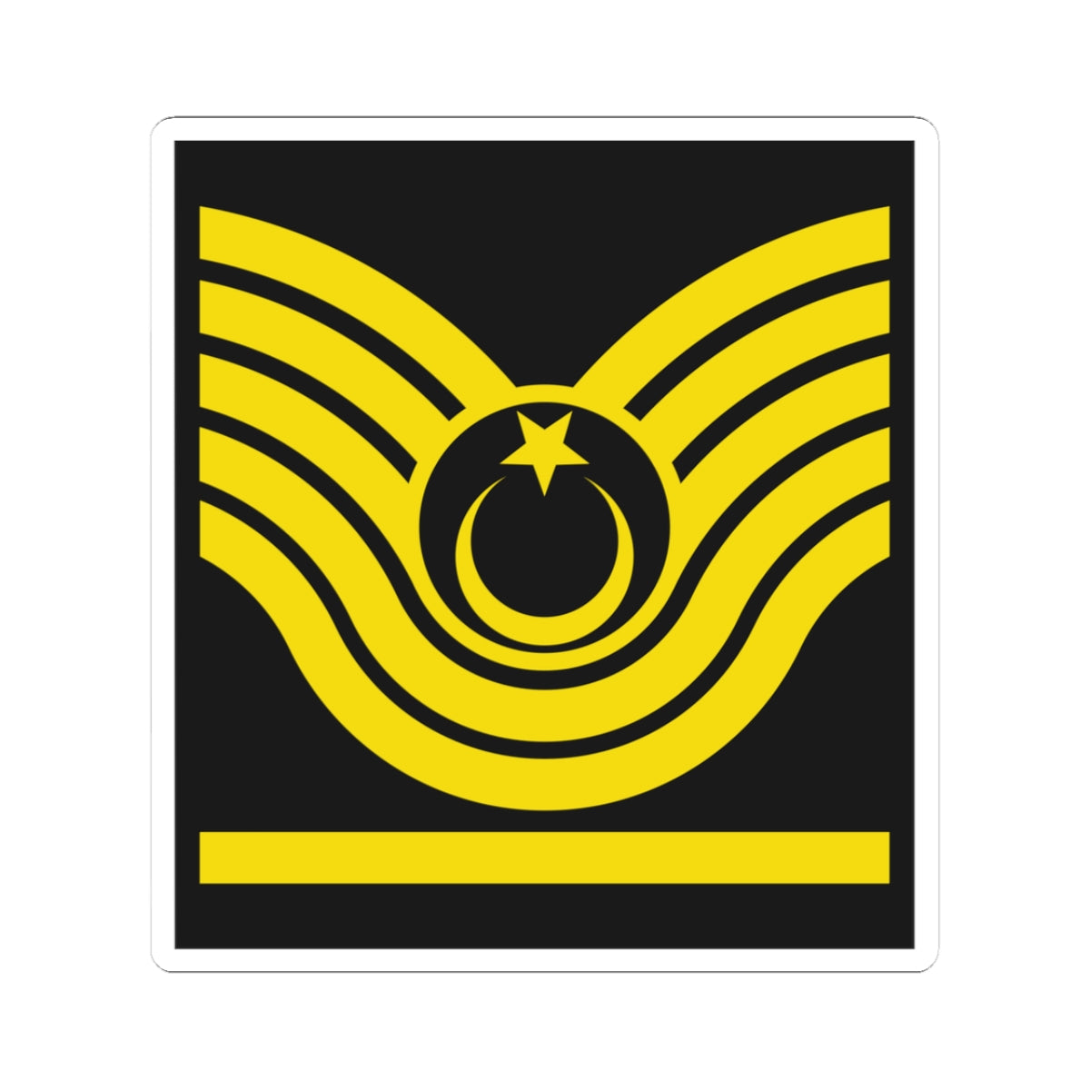 Army TUR OR 08 (Turkey) (Military Rank) STICKER Vinyl Kiss-Cut Decal