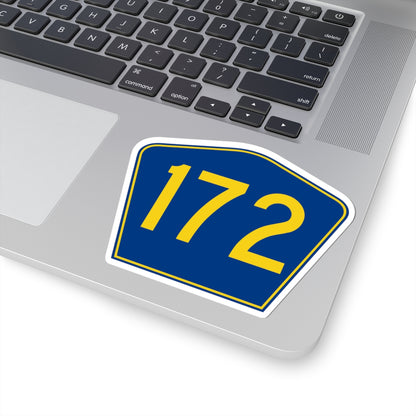 PR secondary 172 (Puerto Rico) (Road Sign) STICKER Vinyl Kiss-Cut Decal