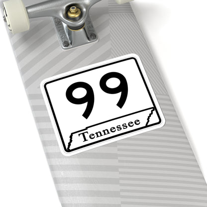 Tennessee 99 (Tennessee) (Road Sign) STICKER Vinyl Kiss-Cut Decal