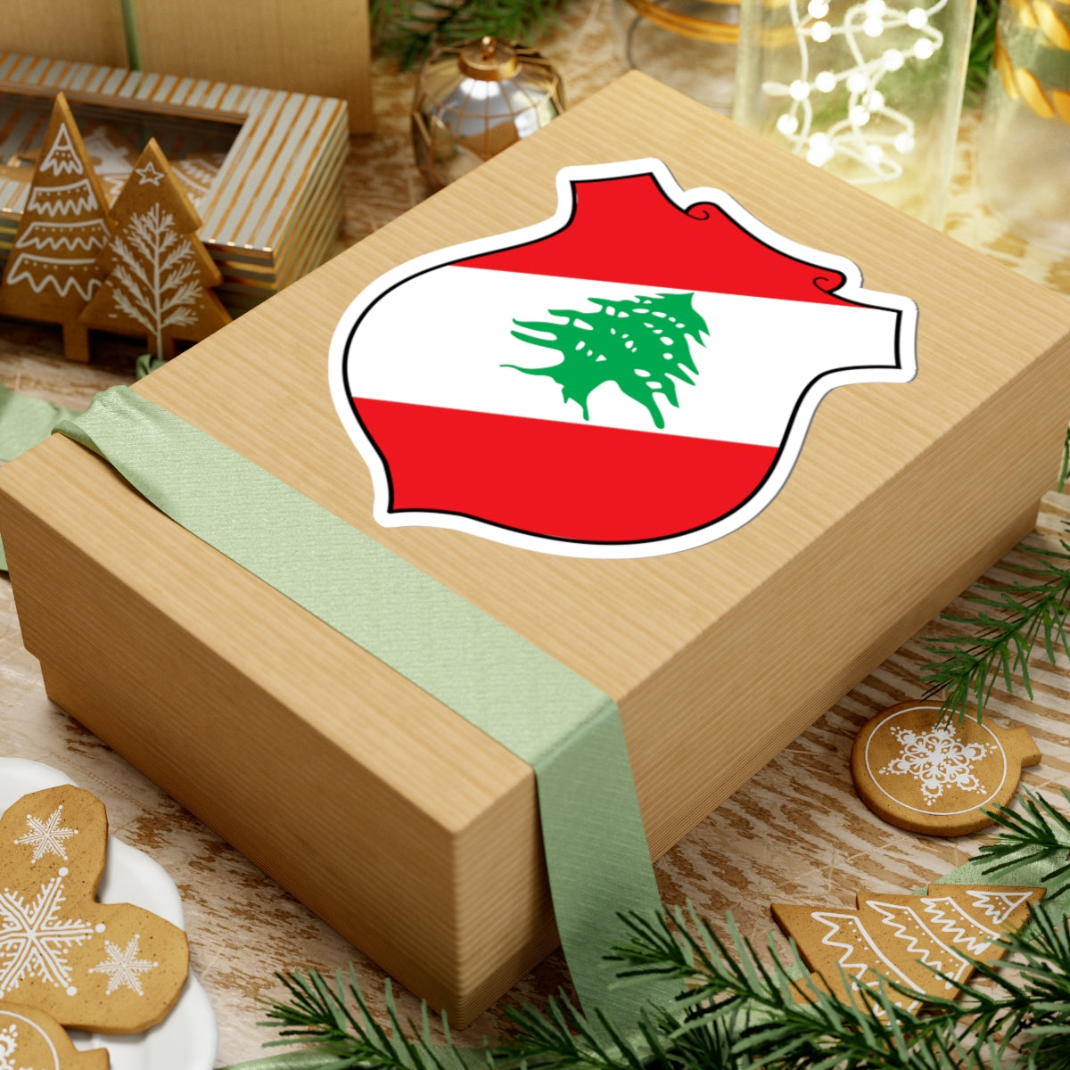 Coat of arms of Lebanon - STICKER Vinyl Kiss-Cut Decal
