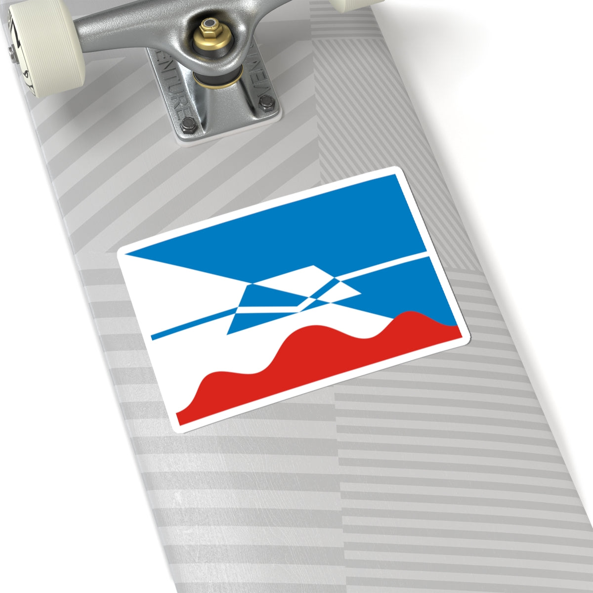 Flag of Krasnogorsk Moscow oblast (Russia) STICKER Vinyl Kiss-Cut Decal