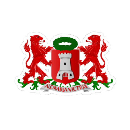 Alkmaar wapen (Netherlands) (Coat of Arms) STICKER Vinyl Kiss-Cut Decal