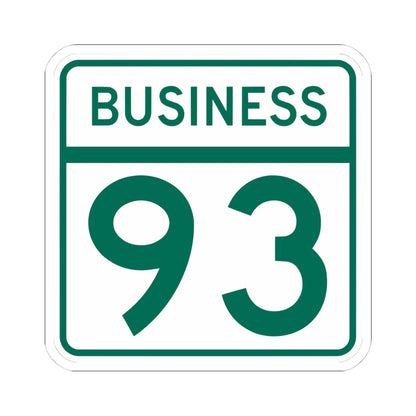 MD Route 93 Business (Maryland) (Road Sign) STICKER Vinyl Kiss-Cut Decal