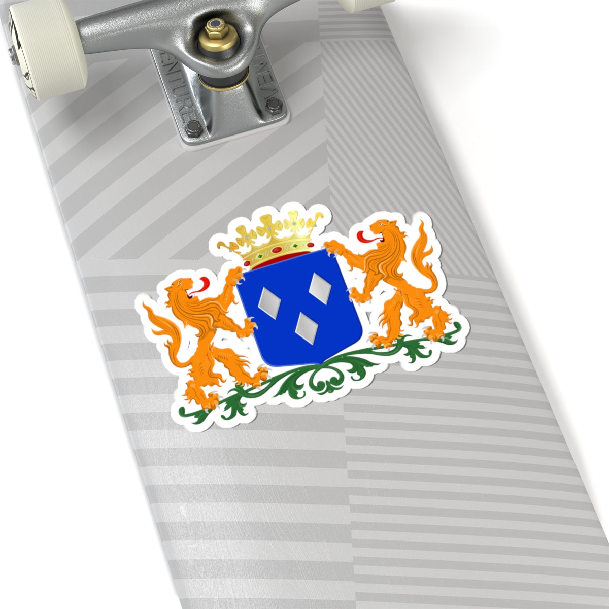 Almelo wapen (Netherlands) (Coat of Arms) STICKER Vinyl Kiss-Cut Decal
