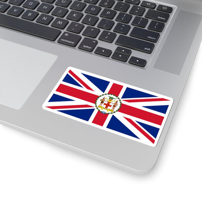 Flag of the Governor of Jamaica 1962 (Jamaica) STICKER Vinyl Kiss-Cut Decal