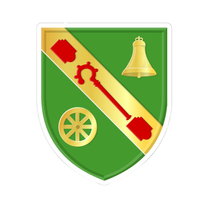 Achlum wapen (Netherlands) (Coat of Arms) STICKER Vinyl Kiss-Cut Decal