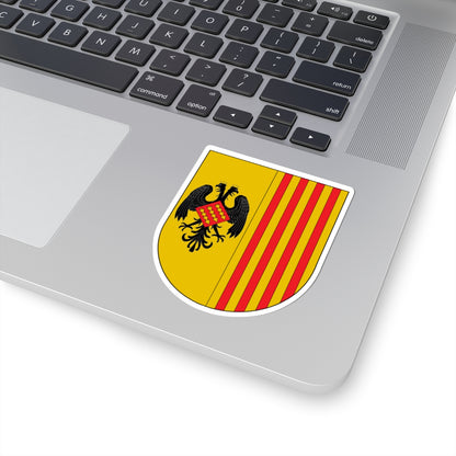 Antic escut municipal del Pont de Suert (Spain) (Coat of Arms) STICKER Vinyl Kiss-Cut Decal