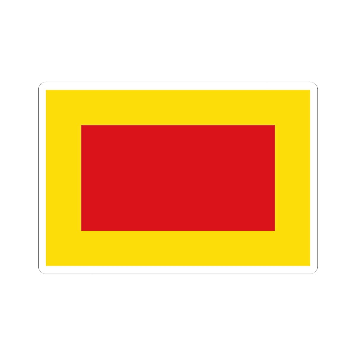 Flag maritime sevilla (Spain) STICKER Vinyl Kiss-Cut Decal