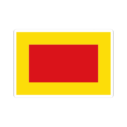 Flag maritime sevilla (Spain) STICKER Vinyl Kiss-Cut Decal