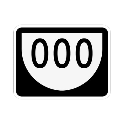 PR urban primary 000 (Puerto Rico) (Road Sign) STICKER Vinyl Kiss-Cut Decal